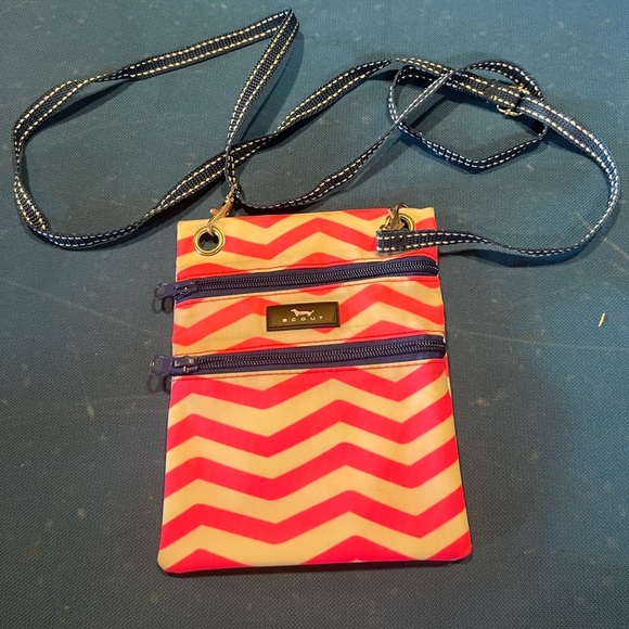 SCOUT CROSSBODY BAG summer pink white purse beach - Picture 1 of 3